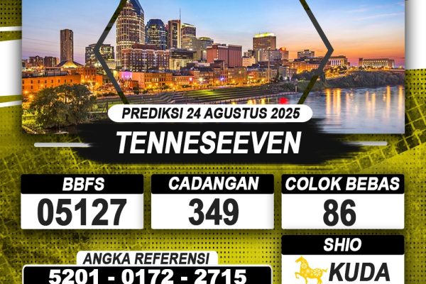 PREDIKSI TENNESEEVEN 24 AGUSTUS 2025 | PREDIKSI TOGEL KUNINGTOTO