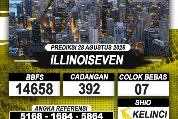 PREDIKSI ILLINOISEVEN 28 AGUSTUS 2025 | PREDIKSI TOGEL KUNINGTOTO