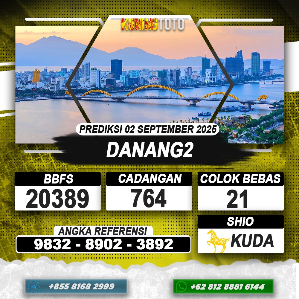 PREDIKSI DANANG2 02 SEPTEMBER 2025 | PREDIKSI TOGEL KUNINGTOTO