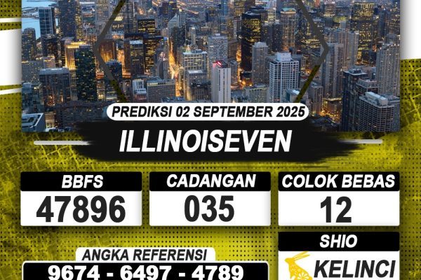 PREDIKSI ILLINOISEVEN 02 SEPTEMBER 2025 | PREDIKSI TOGEL KUNINGTOTO