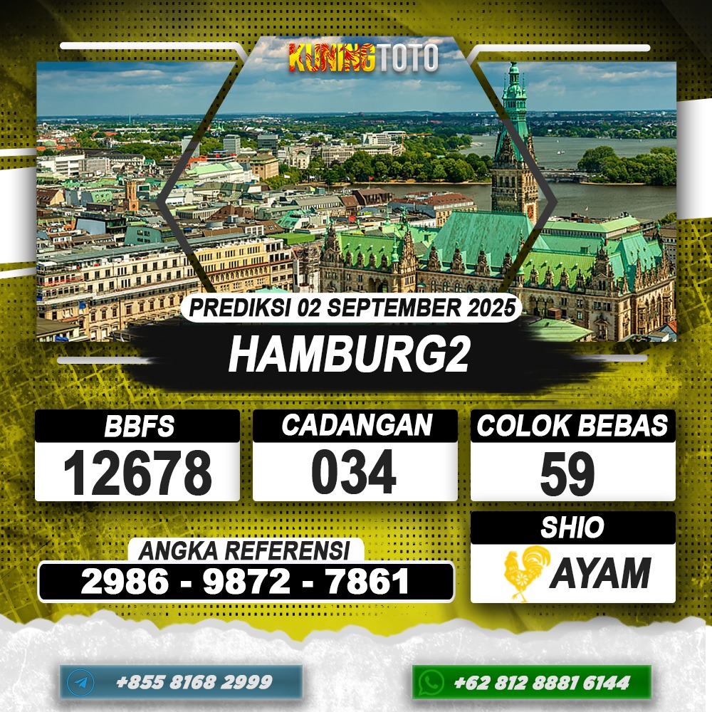 PREDIKSI HAMBURG2 02 SEPTEMBER 2025 | PREDIKSI TOGEL KUNINGTOTO