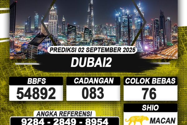 PREDIKSI DUBAI2 02 SEPTEMBER 2025 | PREDIKSI TOGEL KUNINGTOTO