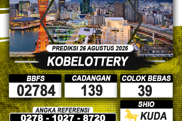 PREDIKSI KOBELOTTERY 26 AGUSTUS 2025 | PREDIKSI TOGEL KUNINGTOTO
