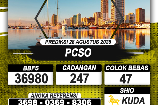 PREDIKSI PCSO 28 AGUSTUS 2025 | PREDIKSI TOGEL KUNINGTOTO