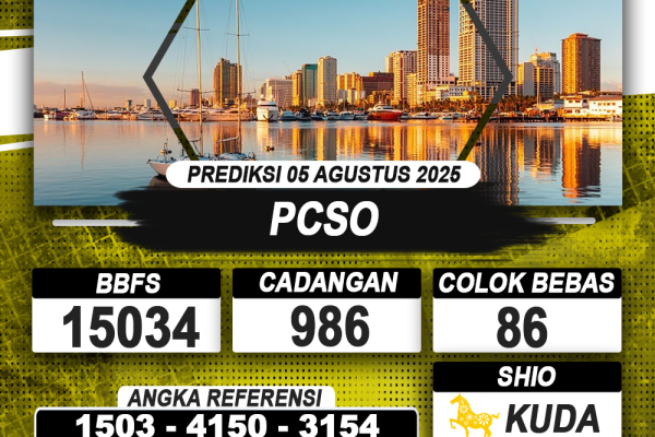 PREDIKSI PCSO 05 AGUSTUS 2025 | PREDIKSI TOGEL KUNINGTOTO