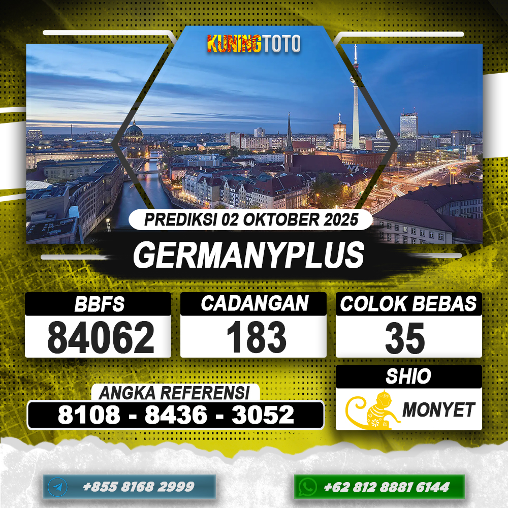 PREDIKSI GERMANYPLUS 02 OKTOBER 2025 | PREDIKSI TOGEL KUNINGTOTO
