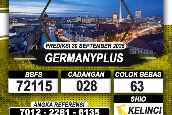PREDIKSI GERMANYPLUS 30 SEPTEMBER 2025 | PREDIKSI TOGEL KUNINGTOTO