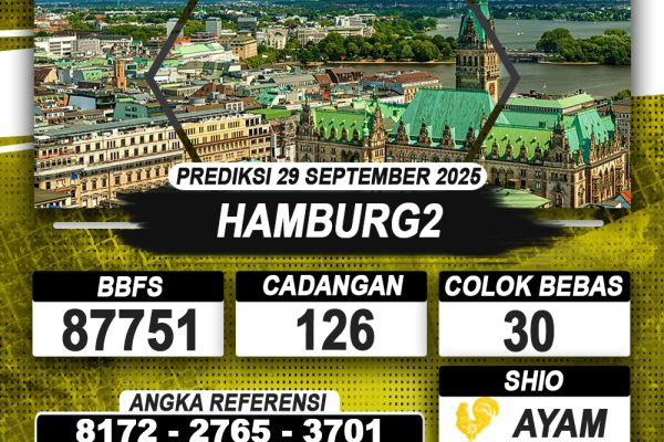 PREDIKSI HAMBURG2 29 SEPTEMBER 2025 | PREDIKSI TOGEL KUNINGTOTO