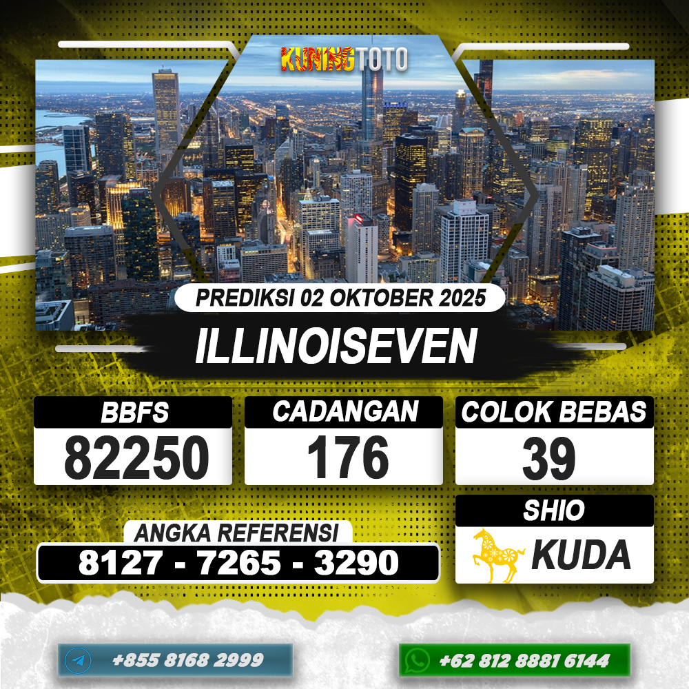PREDIKSI ILLINOISEVEN 02 OKTOBER 2025 | PREDIKSI TOGEL KUNINGTOTO
