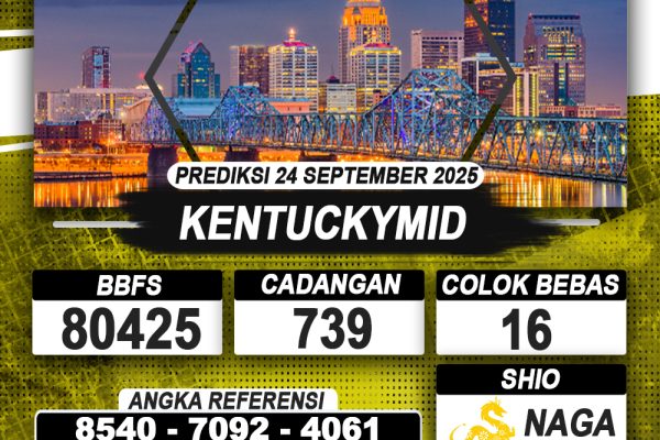 PREDIKSI KENTUCKYMID 24 SEPTEMBER 2025 | PREDIKSI TOGEL KUNINGTOTO