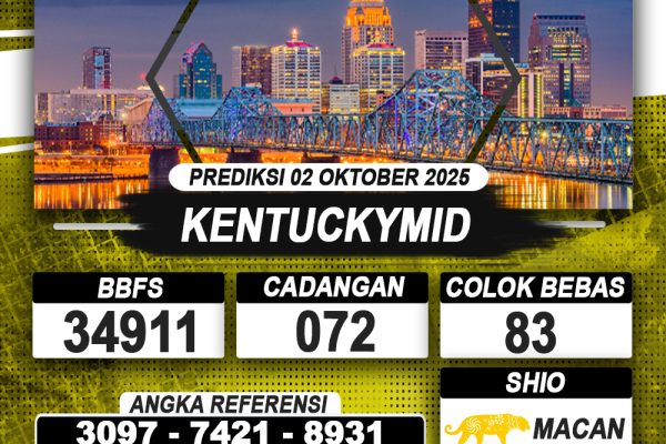 PREDIKSI KENTUCKYMID 02 OKTOBER 2025 | PREDIKSI TOGEL KUNINGTOTO