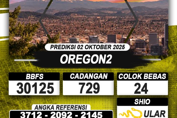 PREDIKSI OREGON2 02 OKTOBER 2025 | PREDIKSI TOGEL KUNINGTOTO