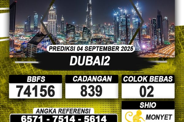 PREDIKSI DUBAI2 04 SEPTEMBER 2025 | PREDIKSI TOGEL KUNINGTOTO
