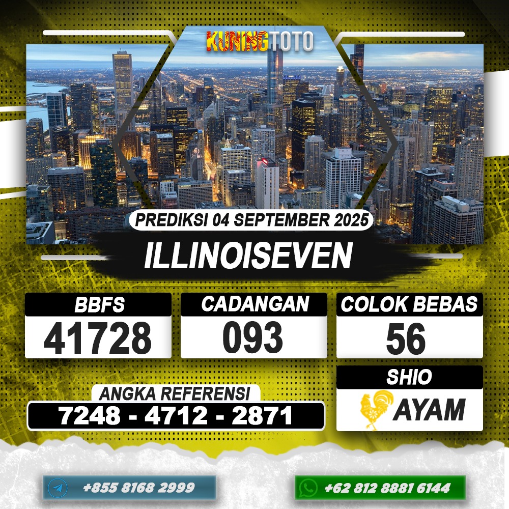 PREDIKSI ILLINOISEVEN 04 SEPTEMBER 2025 | PREDIKSI TOGEL KUNINGTOTO