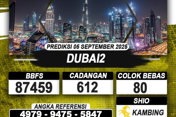 PREDIKSI DUBAI2 05 SEPTEMBER 2025 | PREDIKSI TOGEL KUNINGTOTO