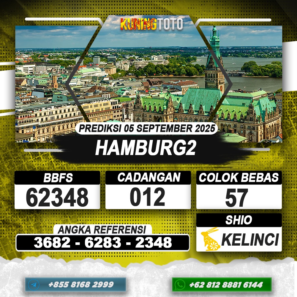 PREDIKSI HAMBURG2 05 SEPTEMBER 2025 | PREDIKSI TOGEL KUNINGTOTO