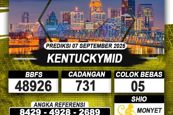 PREDIKSI KENTUCKYMID 07 SEPTEMBER 2025 | PREDIKSI TOGEL KUNINGTOTO
