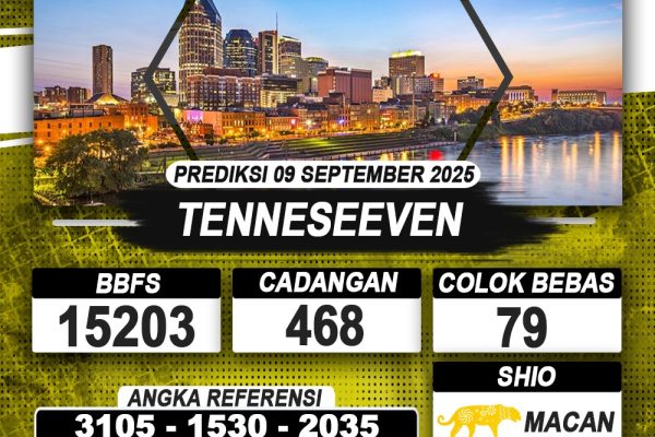 PREDIKSI TENNESEEVEN 09 SEPTEMBER 2025 | PREDIKSI TOGEL KUNINGTOTO