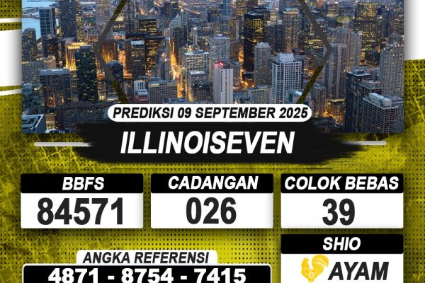 PREDIKSI ILLINOISEVEN 09 SEPTEMBER 2025 | PREDIKSI TOGEL KUNINGTOTO