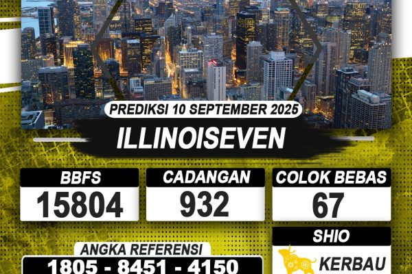 PREDIKSI ILLINOISEVEN 10 SEPTEMBER 2025 | PREDIKSI TOGEL KUNINGTOTO