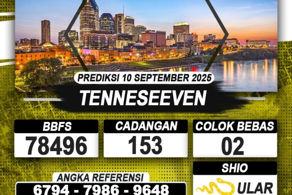 PREDIKSI TENNESEEVEN 10 SEPTEMBER 2025 | PREDIKSI TOGEL KUNINGTOTO