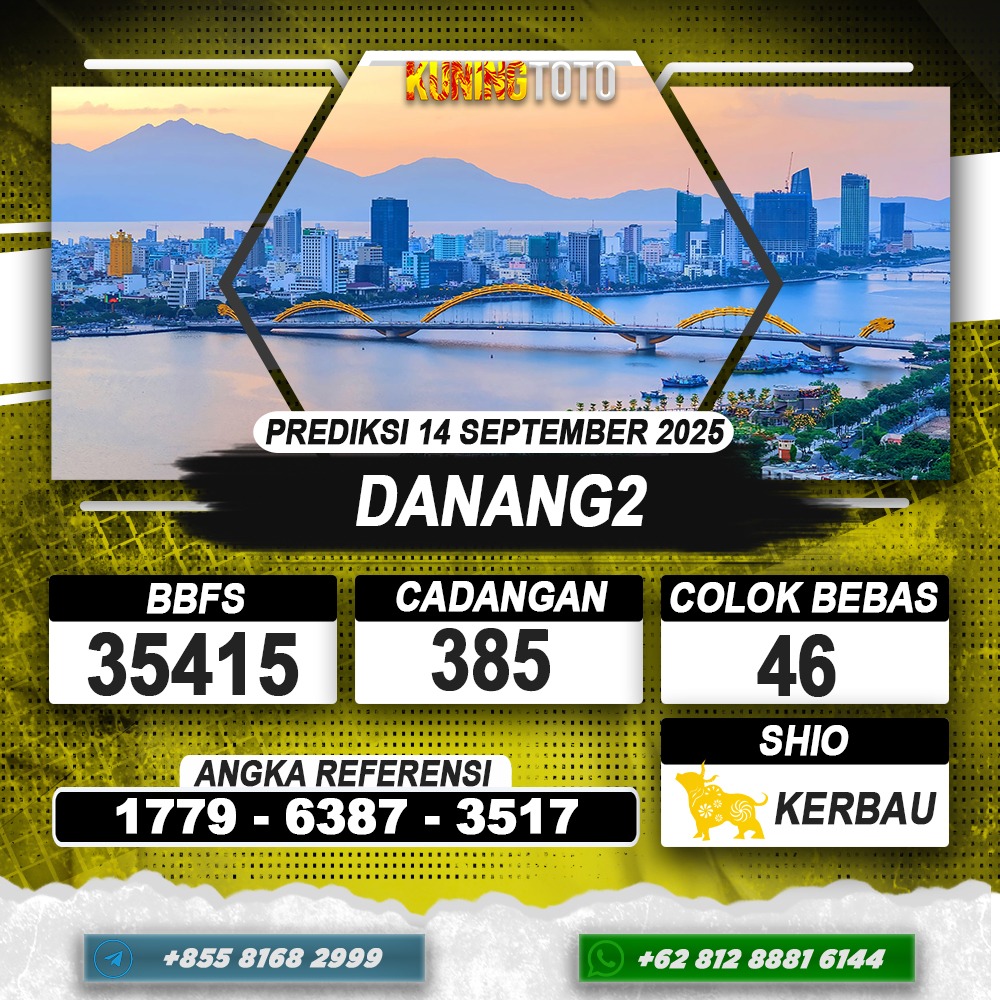 PREDIKSI DANANG2 14 SEPTEMBER 2025 | PREDIKSI TOGEL KUNINGTOTO