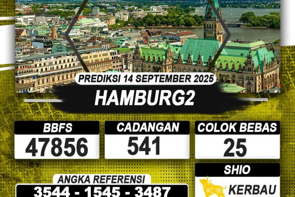 PREDIKSI HAMBURG2 14 SEPTEMBER 2025 | PREDIKSI TOGEL KUNINGTOTO