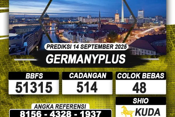 PREDIKSI GERMANYPLUS 14 SEPTEMBER 2025 | PREDIKSI TOGEL KUNINGTOTO