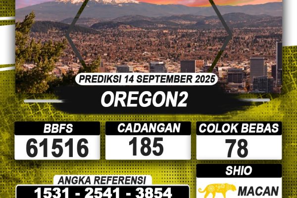 PREDIKSI OREGON2 14 SEPTEMBER 2025 | PREDIKSI TOGEL KUNINGTOTO