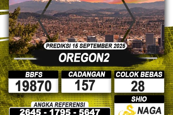 PREDIKSI OREGON2 15 SEPTEMBER 2025 | PREDIKSI TOGEL KUNINGTOTO