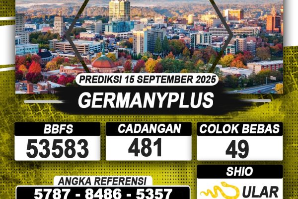 PREDIKSI GERMANYPLUS 15 SEPTEMBER 2025 | PREDIKSI TOGEL KUNINGTOTO