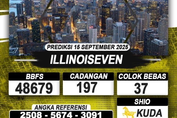 PREDIKSI ILLINOISEVEN 15 SEPTEMBER 2025 | PREDIKSI TOGEL KUNINGTOTO