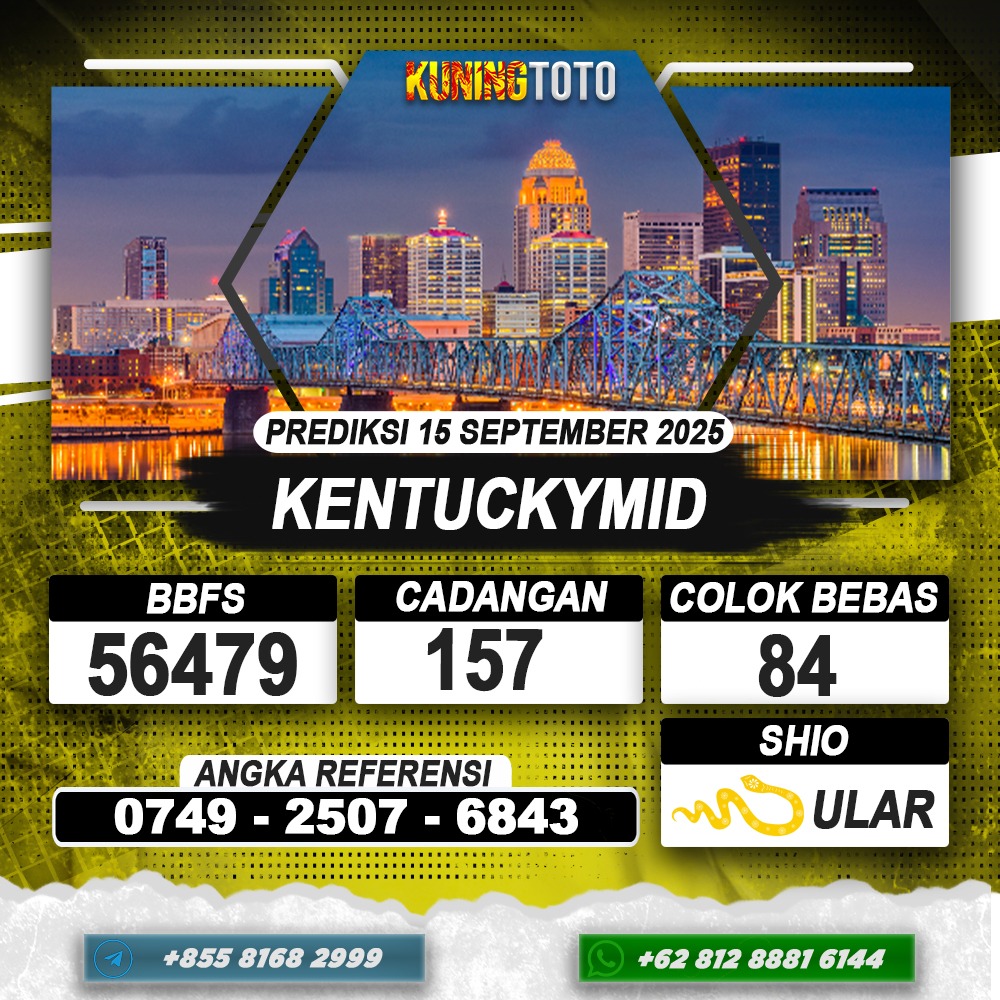 PREDIKSI KENTUCKYMID 16 SEPTEMBER 2025 | PREDIKSI TOGEL KUNINGTOTO