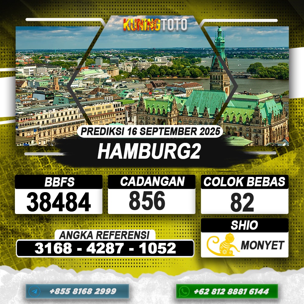PREDIKSI HAMBURG2 16 SEPTEMBER 2025 | PREDIKSI TOGEL KUNINGTOTO