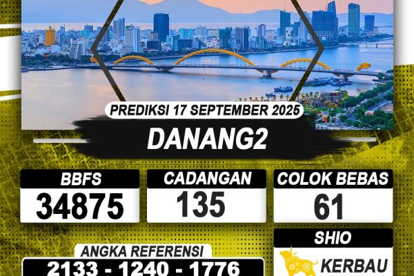 PREDIKSI DANANG2 17 SEPTEMBER 2025 | PREDIKSI TOGEL KUNINGTOTO