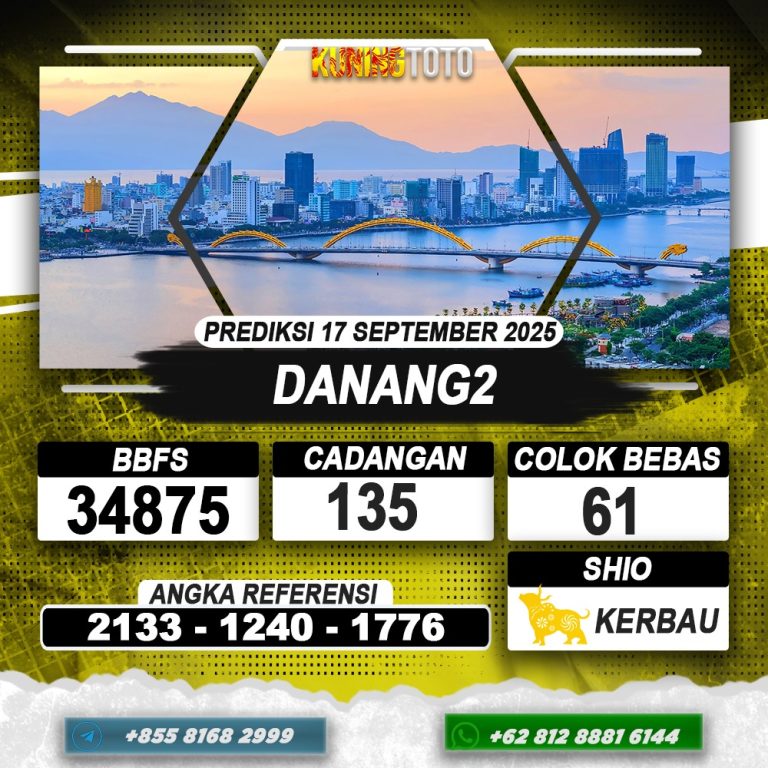 PREDIKSI DANANG2 17 SEPTEMBER 2025 | PREDIKSI TOGEL KUNINGTOTO