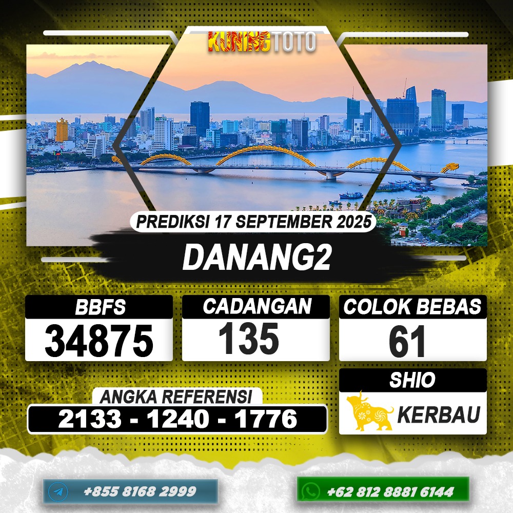 PREDIKSI DANANG2 17 SEPTEMBER 2025 | PREDIKSI TOGEL KUNINGTOTO