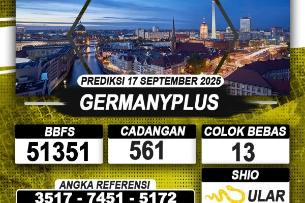 PREDIKSI GERMANYPLUS 17 SEPTEMBER 2025 | PREDIKSI TOGEL KUNINGTOTO