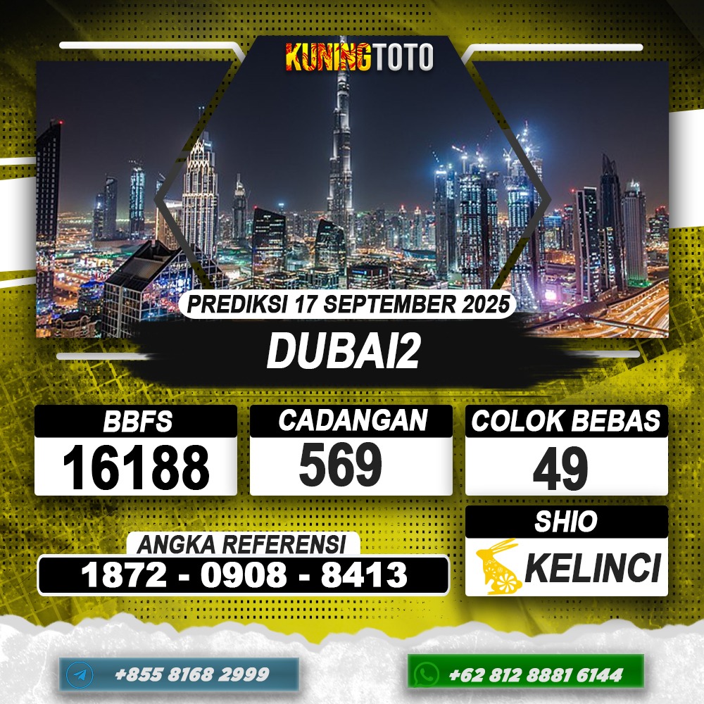 PREDIKSI DUBAI2 17 SEPTEMBER 2025 | PREDIKSI TOGEL KUNINGTOTO