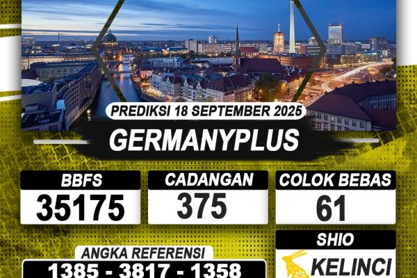 PREDIKSI GERMANYPLUS 18 SEPTEMBER 2025 | PREDIKSI TOGEL KUNINGTOTO