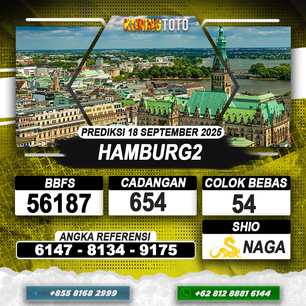 PREDIKSI HAMBURG2 18 SEPTEMBER 2025 | PREDIKSI TOGEL KUNINGTOTO