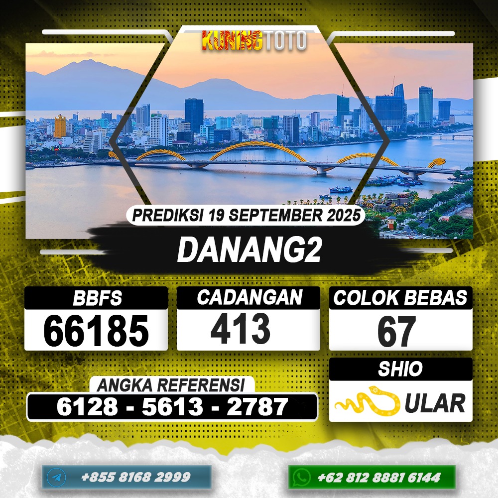 PREDIKSI DANANG2 19 SEPTEMBER 2025 | PREDIKSI TOGEL KUNINGTOTO
