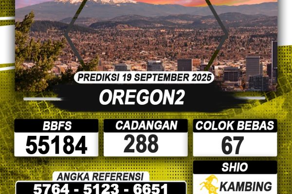 PREDIKSI OREGON2 19 SEPTEMBER 2025 | PREDIKSI TOGEL KUNINGTOTO