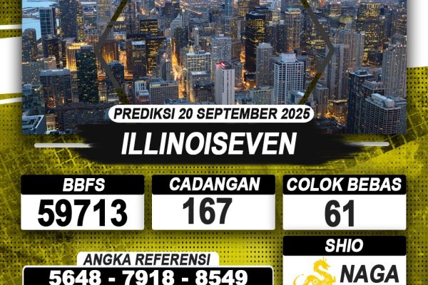 PREDIKSI ILLINOISEVEN 20 SEPTEMBER 2025 | PREDIKSI TOGEL KUNINGTOTO