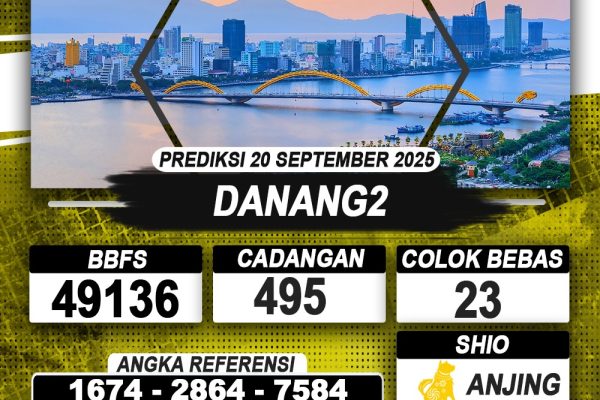 PREDIKSI DANANG2 20 SEPTEMBER 2025 | PREDIKSI TOGEL KUNINGTOTO