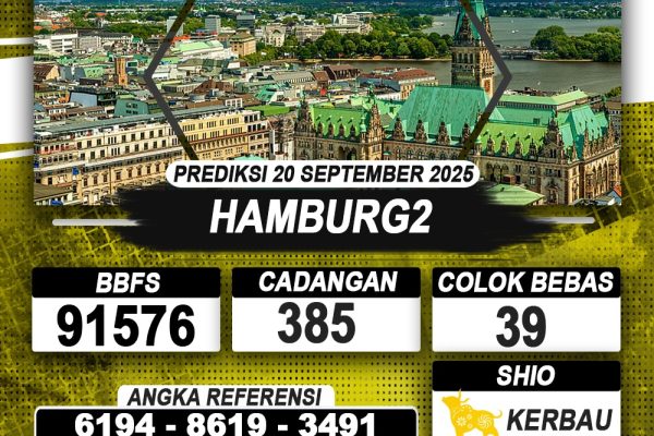 PREDIKSI HAMBURG2 20 SEPTEMBER 2025 | PREDIKSI TOGEL KUNINGTOTO PREDIKSI HAMBURG2 20 SEPTEMBER 2025 | PREDIKSI TOGEL KUNINGTOTO