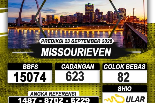 PREDIKSI MISSOURIEVEN 23 AGUSTUS 2025 | PREDIKSI TOGEL KUNINGTOTO