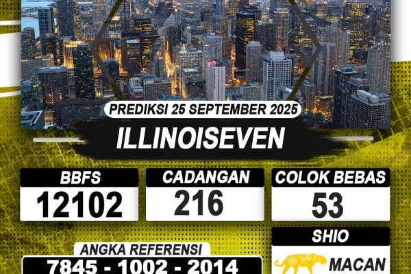 PREDIKSI ILLINOISEVEN 25 SEPTEMBER 2025 | PREDIKSI TOGEL KUNINGTOTO
