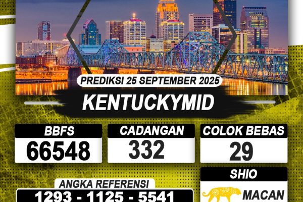 PREDIKSI KENTUCKYMID 25 SEPTEMBER 2025 | PREDIKSI TOGEL KUNINGTOTO