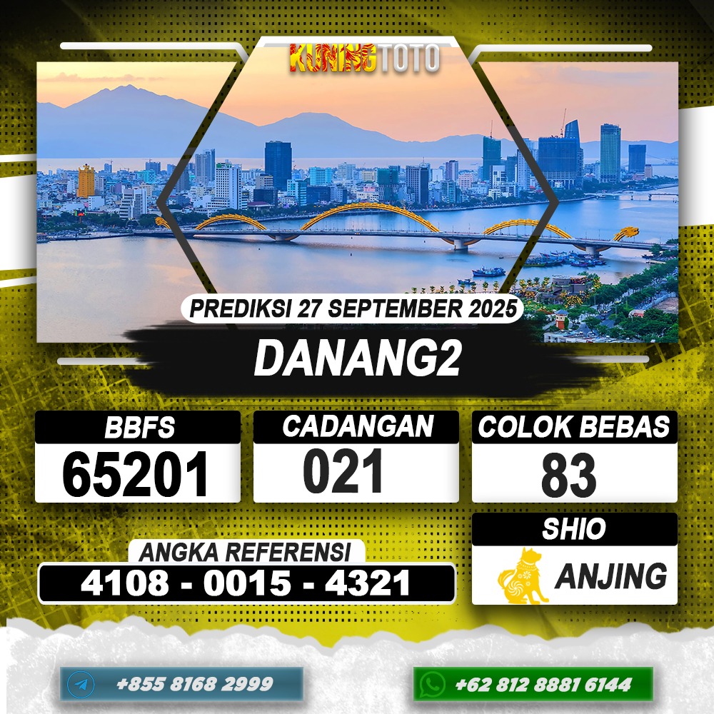 PREDIKSI DANANG2 27 SEPTEMBER 2025 | PREDIKSI TOGEL KUNINGTOTO